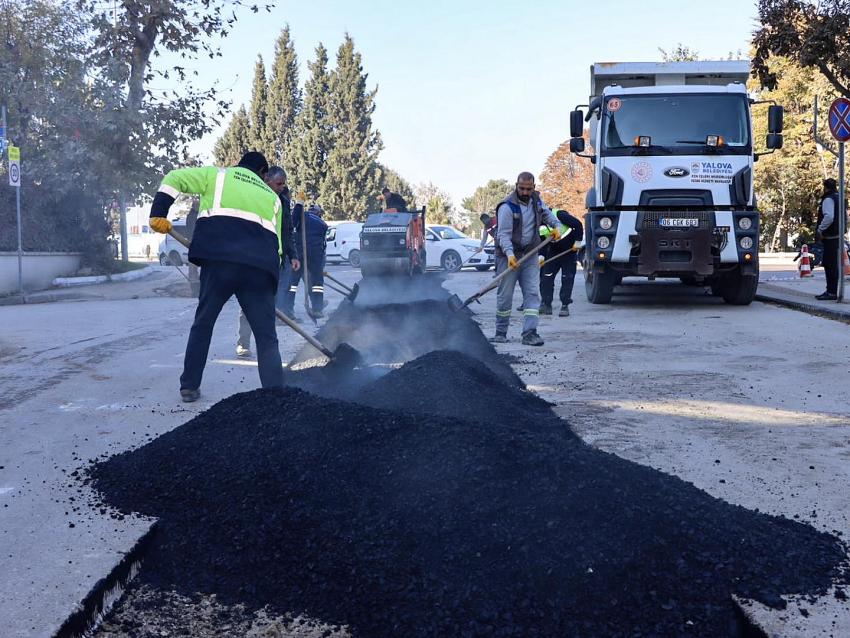 775 TON ASFLAT YAMA ÇALIŞMASI YAPILDI