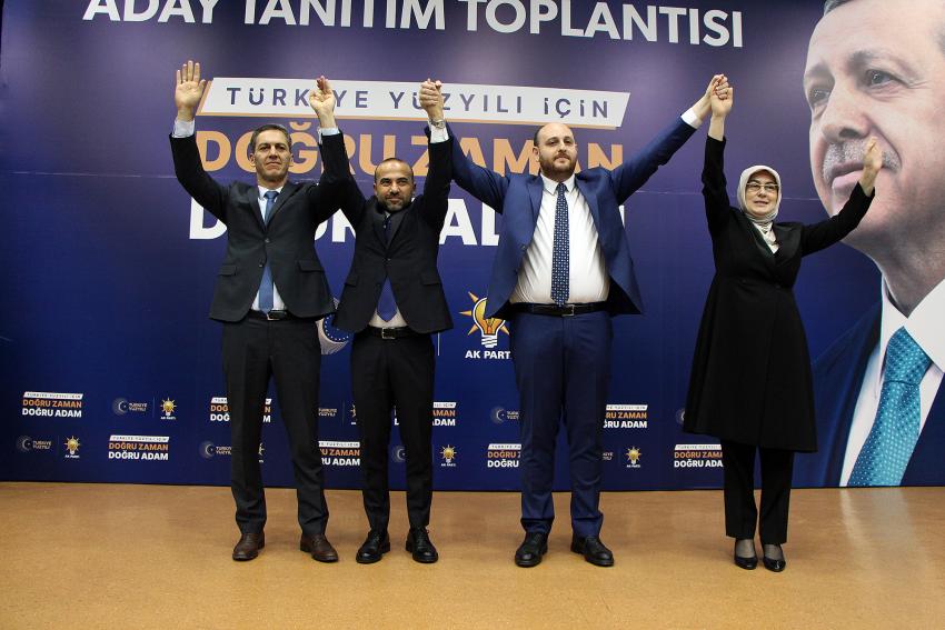 AK PARTİ ADAYLARINI COŞKUYLA TANITTI