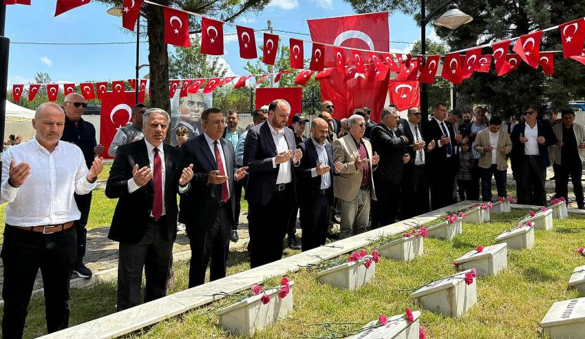 AKKÖY ŞEHİTLERİ RAHMETLE ANILDI