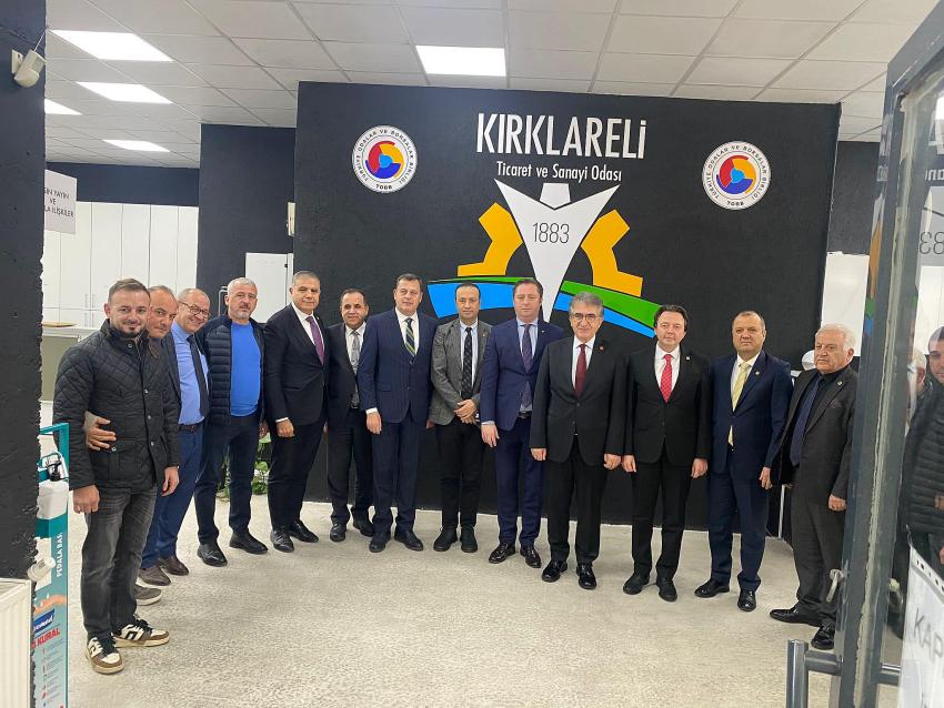 BECAN, KIRKLARELİ VE LÜLEBURGAZ TİCARET ODASI BAŞKANLARI İLE BİR ARAYA GELDİ