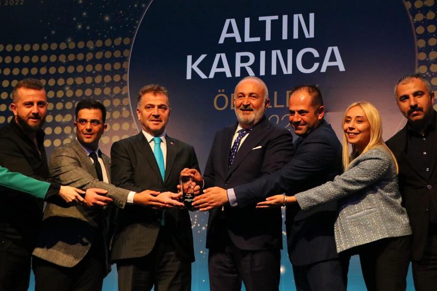 ÇİFTLİKKÖY BELEDİYESİ ALTIN KARINCA’DAN ÖDÜLÜ