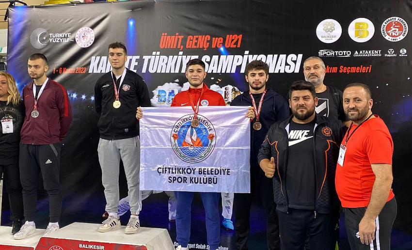 ÇİFTLİKKÖYLÜ SPORCU TÜRKİYE 3’NCÜSÜ OLDU