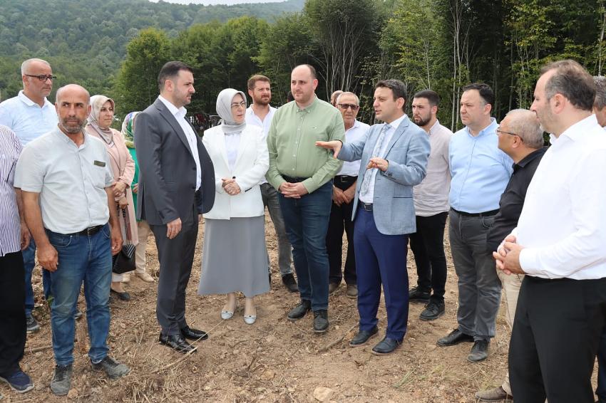 DEREKÖY GÖLETİNİN TEMELİ TÖRENLE ATILDI