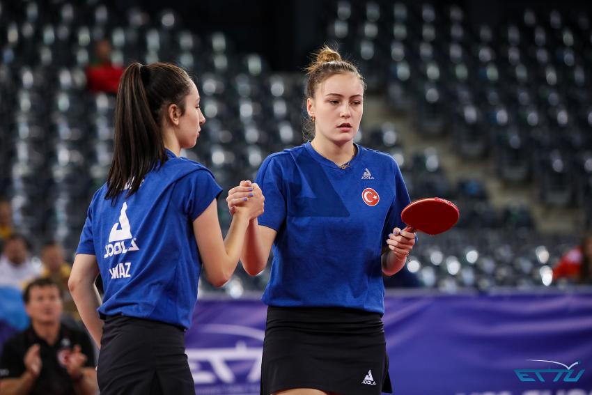 ECE HARAÇ VE ÖZGE YILMAZ ÇİFTİ İKİNCİ KEZ U21 AVRUPA ŞAMPİYONU OLDU