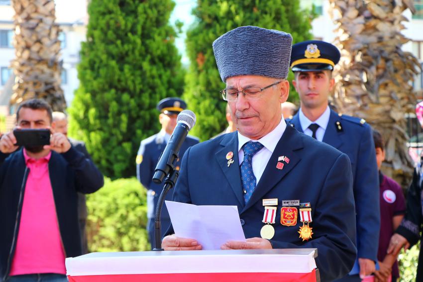 GAZİLER GÜNÜ ÇİFTLİKKÖY’DE TÖRENLE KUTLANDI