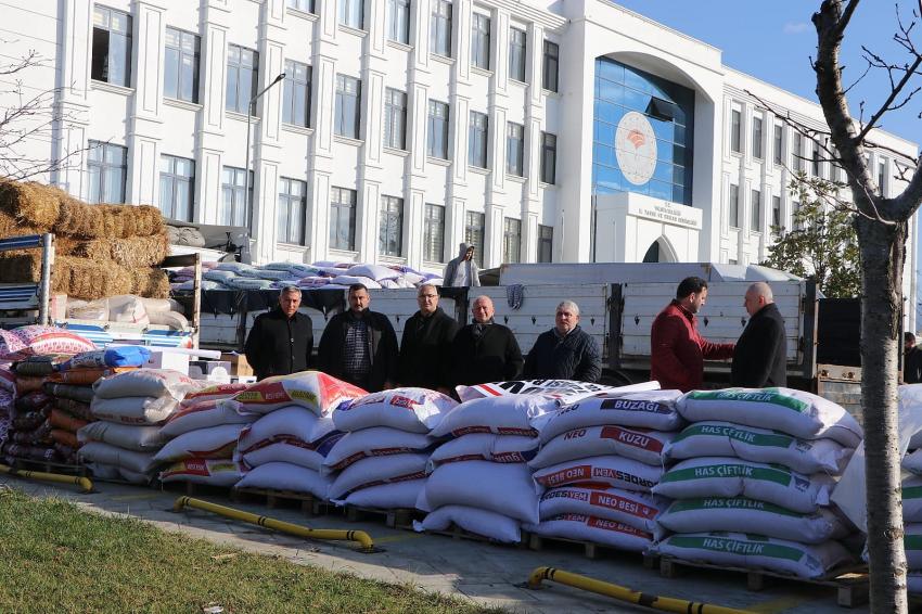 HAYVAN BESİCİLERİNDEN DEPREM BÖLGESİNE DESTEK