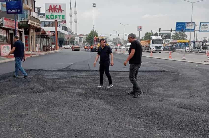 KIBRIS CADDESİ ASFALTLANDI