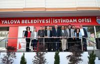 YALOVA BELEDİYESİ İSTİHDAM OFİSİ TÖRENLE AÇILDI