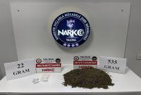 YALOVA'DA 535 GRAM BONZAİ VE 22 GRAM METAMFETAMİN ELE GEÇİRİLDİ