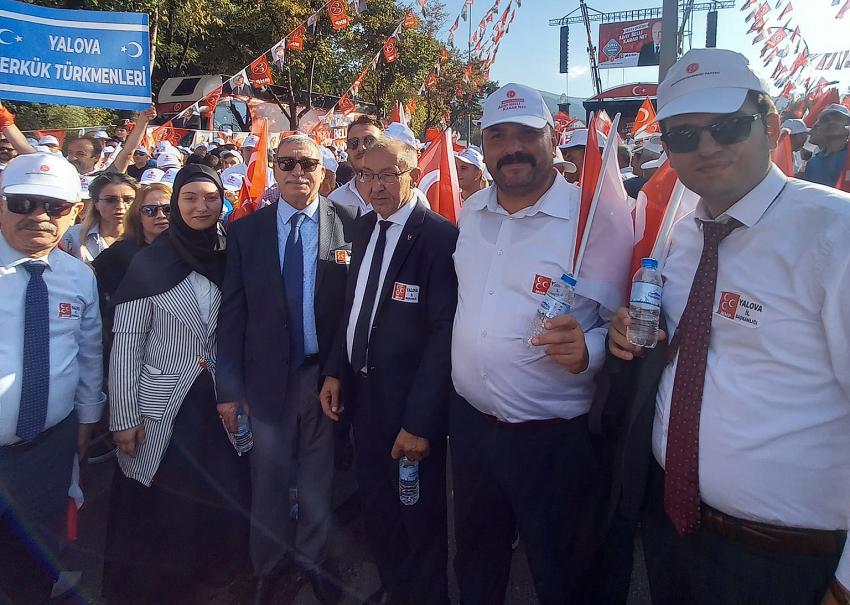 MHP’NİN BURSA MİTİNGİNE TAM KADRO KATILDILAR