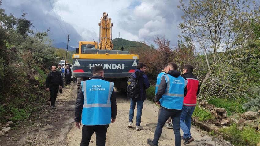 ÖZEL İDARE DEPREM BÖLGESİNDE ÇALIŞMALARI SÜRDÜRÜYOR