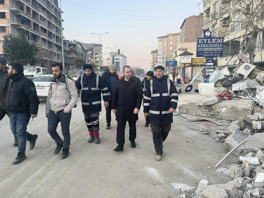 “SADECE KALBİMİZLE DEĞİL TÜM GÜCÜMÜZLE YANINIZDAYIZ”