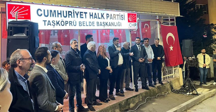 TAŞKÖPRÜ’DE CHP’NİN İLK ADAY ADAYI ÜMİT KORKMAZ