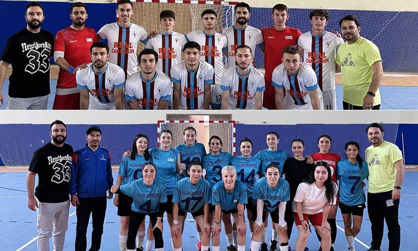 YALOVA ÜNİVERSİTESİ FUTSAL TAKIMLARI BÖLGESEL LİGDE ŞAMPİYON