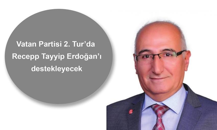 VATAN PARTİSİ'NDEN ERDOĞAN’A DESTEK ÇAĞRISI