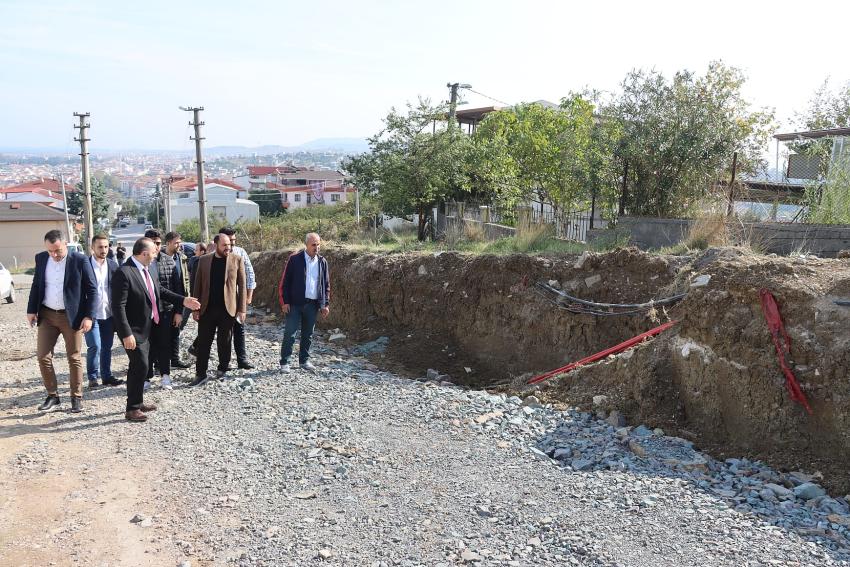 YALOVA BELEDİYESİ SPOR ALANLARININ YAPIMINA BAŞLADI