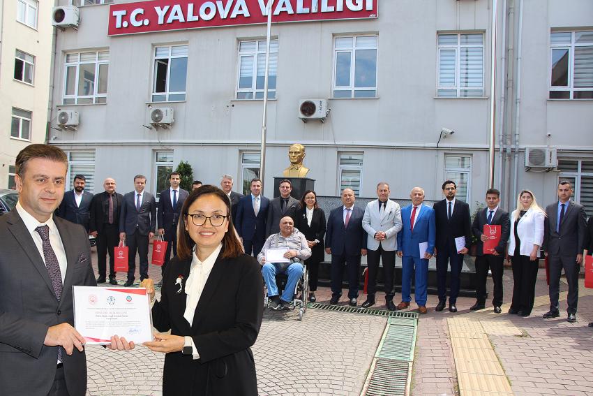 YALOVA’DA 13 KURUM ERİŞİLEBİLİRLİK BELGESİ ALDI