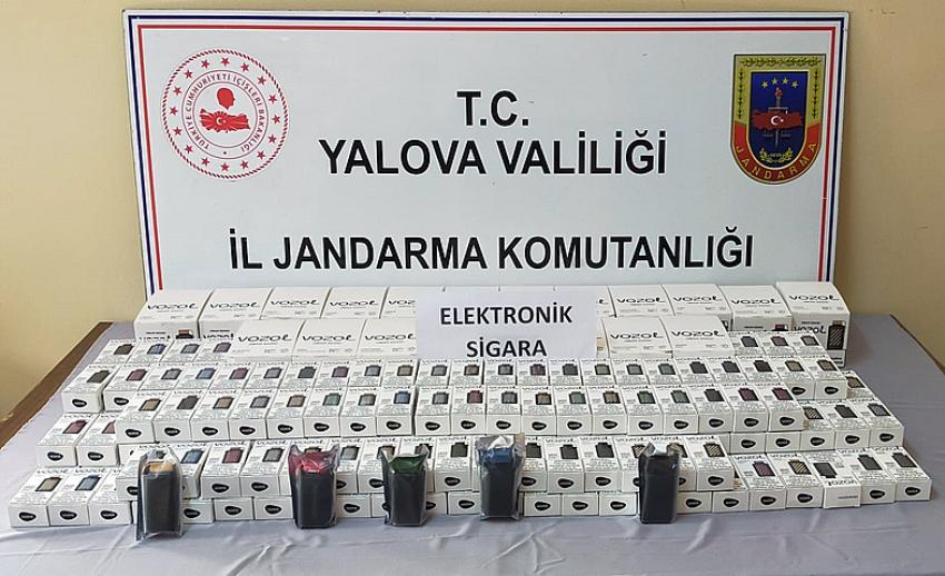 YALOVA’DA ELEKTRONİK SİGARA OPERASYONU