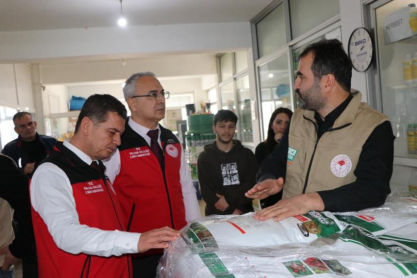 YALOVA’DA GÜBRE DENETİMİ YAPILDI